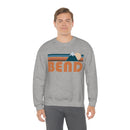 Bend, Oregon Sweatshirt - Unisex Retro Mountain Unisex-20