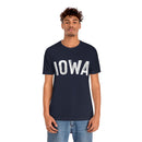 Iowa T-Shirt - Paint Text Unisex Iowa Shirt-20