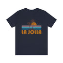 La Jolla, California T-Shirt - Retro Palm Tree Unisex La Jolla Shirt-46