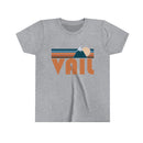Vail Youth T-Shirt - Retro Mountain Colorado Kid's TShirt-2