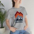 Oregon T-Shirt - Retro Mountain Unisex Oregon Shirt-42