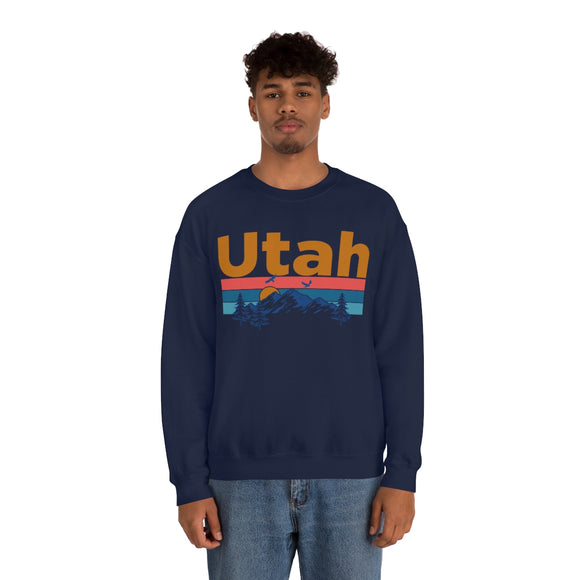 Utah Sweatshirt - Mountain & Birds Unisex