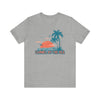 Carmel-by-the-Sea, California T-Shirt - Retro Palm Tree & Beach Unisex Carmel-by-the-Sea Shirt