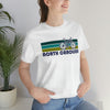 North Carolina T-Shirt - Retro Mountain Bike Adult Unisex North Carolina T Shirt