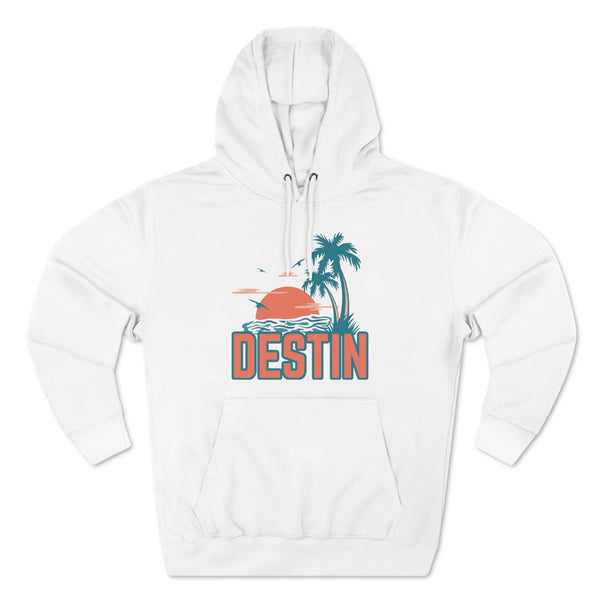 Premium Destin, Florida Hoodie Hoodie - Palm Tree Unisex Sweatshirt