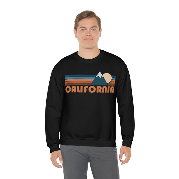 California Sweatshirt - Retro Mountain Unisex