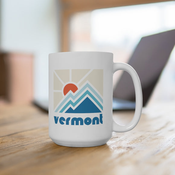 Vermont Mug, Ceramic Vermont Mug, Vermont Coffee Mug