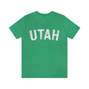 Utah T-Shirt - Paint Text Unisex Utah Shirt-10