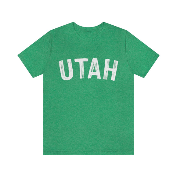 Utah T-Shirt - Paint Text Unisex Utah Shirt