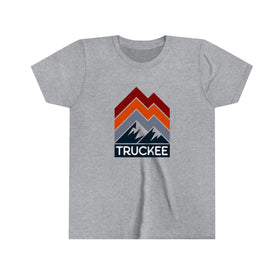 Truckee Youth T-Shirt - Mountain Lines California Kid's TShirt