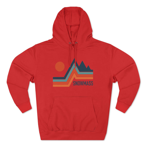 Premium Snowmass, Colorado Hoodie - Retro Unisex Sweatshirt