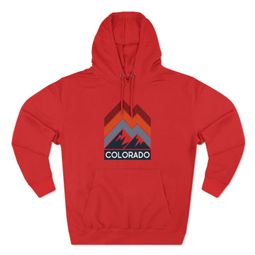 Buy red Premium Colorado Hoodie - Retro Unisex Sweatshirt - Retro Stripe