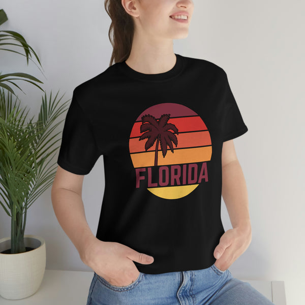 Florida T-Shirt - Retro Palm Tree Unisex Florida Shirt