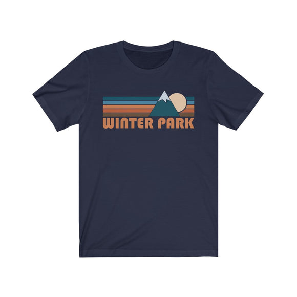 Winter Park, Colorado T-Shirt - Retro Mountain Adult Unisex Winter Park T Shirt