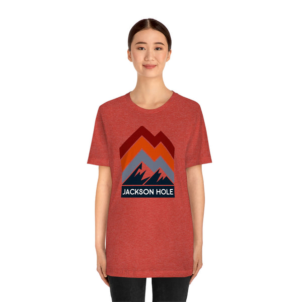 Jackson Hole, Wyoming T-Shirt - Retro Mountain Unisex Jackson Hole Shirt