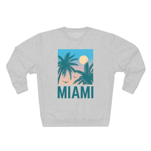 Premium Miami, Florida Sweatshirt - Unisex Premium Crewneck Sweatshirt