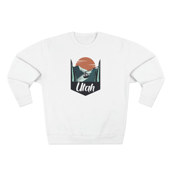 Premium Utah Crewneck Sweatshirt - Retro Unisex Sweatshirt