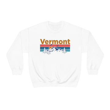 Vermont Sweatshirt - Mountain & Birds Unisex