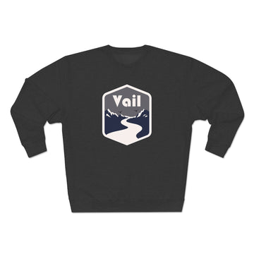 Premium Vail, Colorado Crewneck Sweatshirt - Retro Unisex Sweatshirt