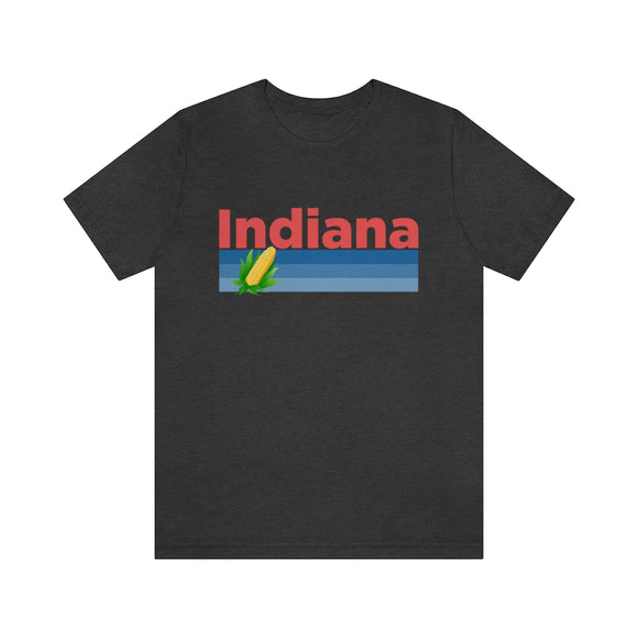 Indiana T-Shirt - Retro Corn Unisex Indiana Shirt