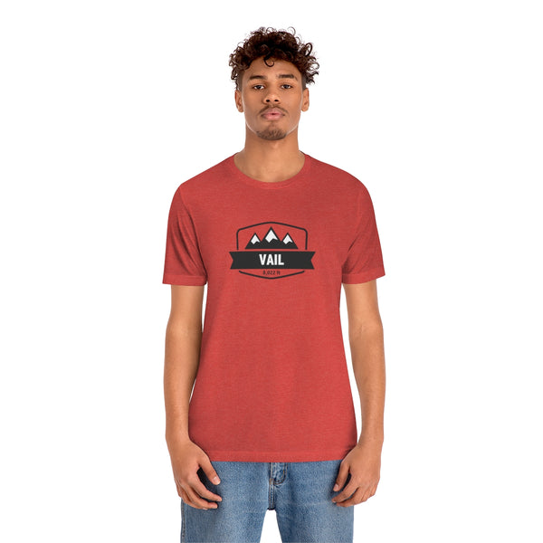 Vail, Colorado T-Shirt - Altitude Badge Unisex Vail Shirt