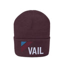 Vail, Colorado Beanie - Adult Embroidered Retro Vail Knit Hat-18