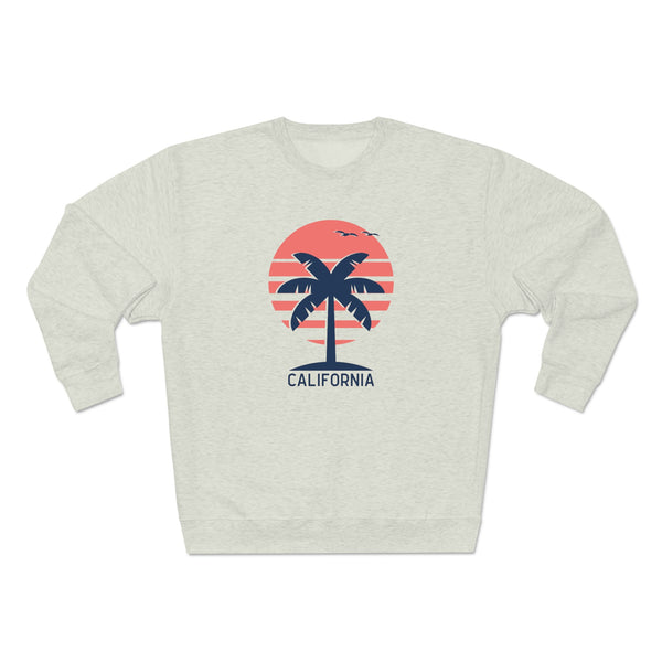 Premium California Crewneck Sweatshirt - Retro Unisex Sweatshirt