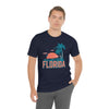 Florida T-Shirt - Retro Palm Tree & Beach Unisex Florida Shirt