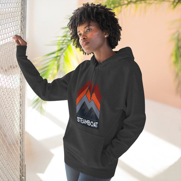 Premium Steamboat, Colorado Hoodie - Retro Unisex Sweatshirt
