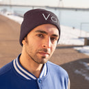 Vail, Colorado Knit Beanie - Adult Embroidered Snowflake Vail Knit Hat-4