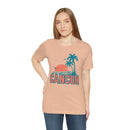 Cancun, Mexico T-Shirt - Retro Palm Tree & Beach Unisex Cancun Shirt-41