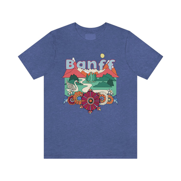 Banff Shirt, Canada Retro T-Shirt, Hippie Style Canada tee, Banff Mountain Shirt