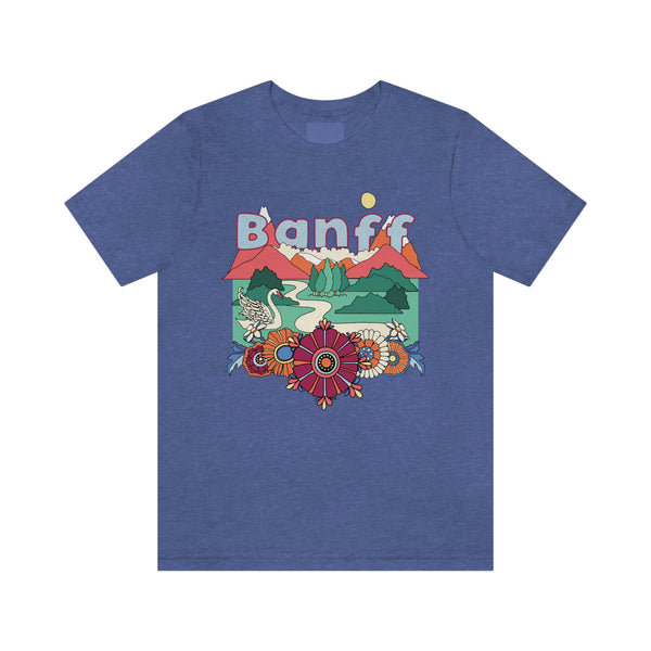 Banff Shirt, Canada Retro T-Shirt, Hippie Style Canada tee, Banff Mountain Shirt
