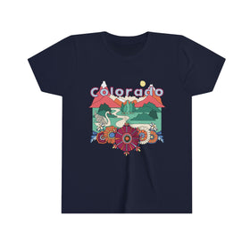 Colorado Youth T-Shirt - Boho Colorado Kid's TShirt