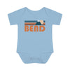 Bend Baby Bodysuit - Retro Mountain Bend, Oregon Baby Bodysuit
