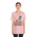 Kauai, Hawaii T-Shirt - Retro Palm Tree & Beach Unisex Kauai Shirt-99