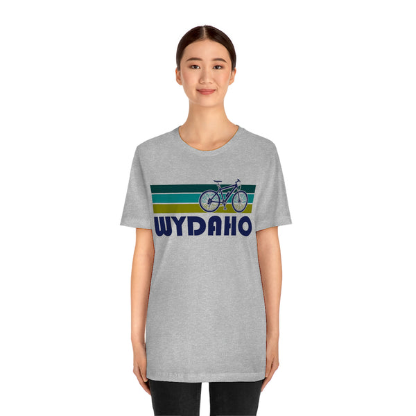 Wydaho T-Shirt - Retro Mountain Bike Adult Unisex Wydaho T Shirt