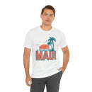 Maui, Hawaii T-Shirt - Retro Palm Tree & Beach Unisex Maui Shirt-6