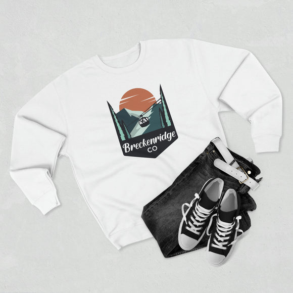 Premium Breckenridge, Colorado Crewneck Sweatshirt - Retro Unisex Sweatshirt