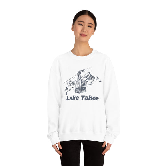 Lake Tahoe, California Sweatshirt - Ski Lift Unisex