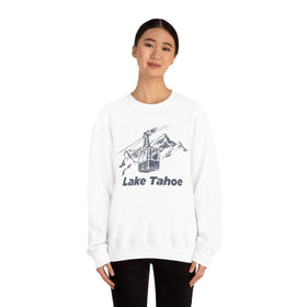 Lake Tahoe, California Sweatshirt - Ski Lift Unisex