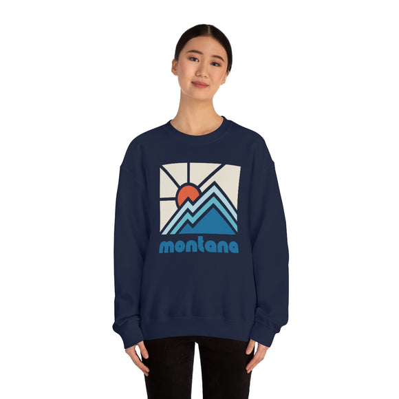 Montana Sweatshirt - Mountain Sun Unisex