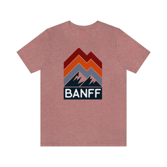 Banff, Canada T-Shirt - Retro Mountain Unisex Banff Shirt