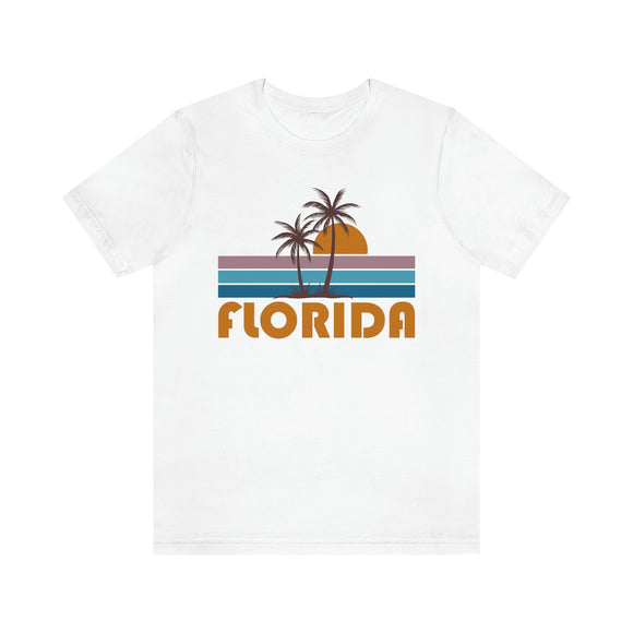 Florida T-Shirt - Retro Palm Tree Unisex Florida Shirt