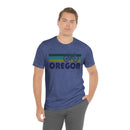 Oregon T-Shirt - Retro Mountain Bike Adult Unisex Oregon T Shirt-50