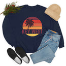 Key West, Florida Sweatshirt - Unisex Retro Palm Tree Crewneck Key West Sweatshirt-35