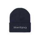 Montana Knit Beanie - Adult Embroidered Snowflake Montana Knit Hat-17