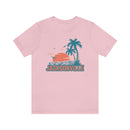 Jacksonville, Florida T-Shirt - Retro Palm Tree & Beach Unisex Jacksonville Shirt-65