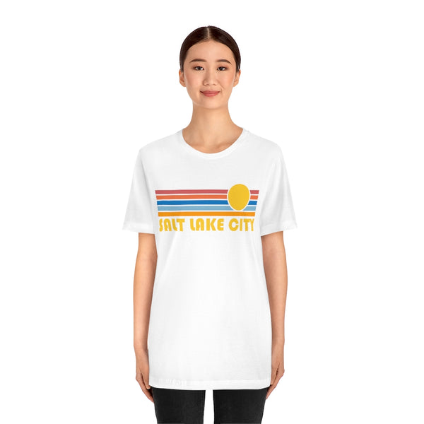Salt Lake City, Utah T-Shirt - Retro Sun Unisex Salt Lake City T Shirt