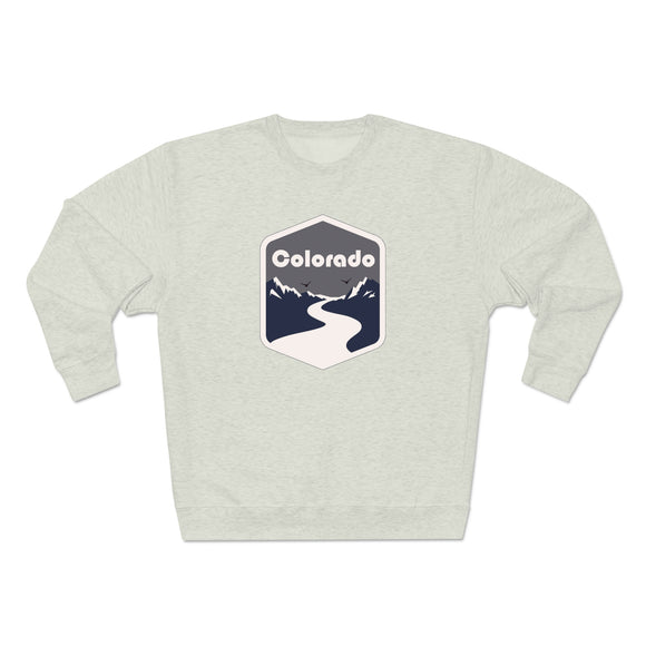 Premium Colorado Crewneck Sweatshirt - Retro Unisex Sweatshirt